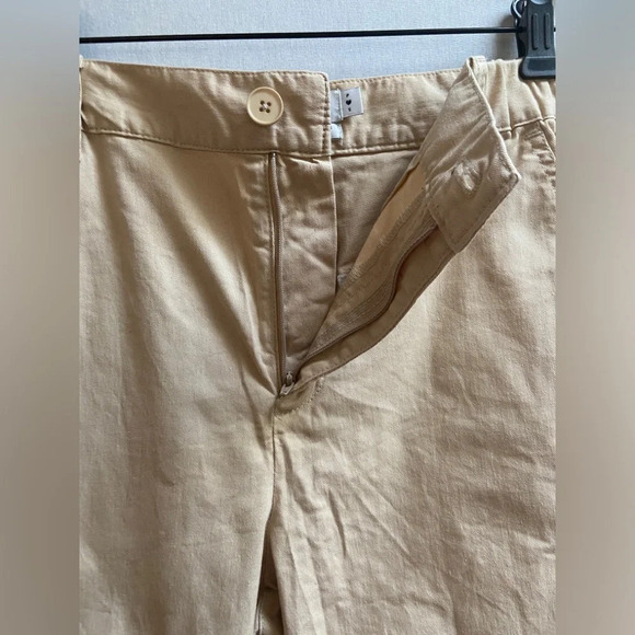 TWIK par Simons organic cotton beige lightweight  trouser pants Sz S - Picture 3 of 10